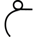 Dent double spire gauche 455 mm pour cultivateur adaptable