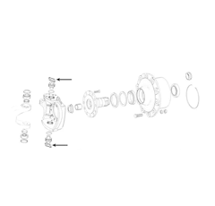 Rondelle ep. 3 mm pour tracteur CASE IH 04317591 - 1927401ZP - 3147236R1 adaptable