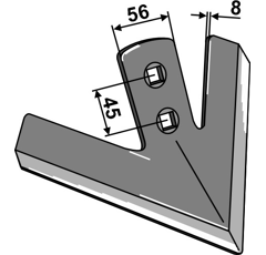 Soc triangulaire MASCHIO F20120082 adaptable 