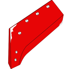 Wechselspitzenschar - 14" - links KK063017M Kverneland by Muzzi Industrie