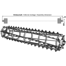 Rouleaux cage avec arbre continu 1070 mm adapt. BlackSteel©