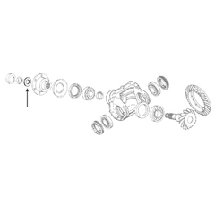 Rondelle 6 mm pour tracteur CASE IH 04322250 adaptable