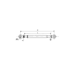 Stabilisateur rigide coulissant 570 x 465 mm pour RENAULT