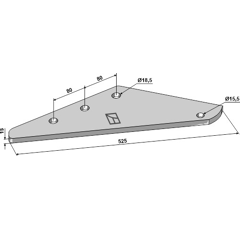 Renfort pour mélangeuse LOGIFEED & R.M.H. 8VR040400 adaptable - Blacksteel©