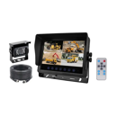 Kit caméra de recul filaire 120° AHD avec moniteur 7'' Quad étanche | TECHNI-POWER