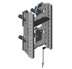 Lagerbock HVLB,W= 311 S30, Fendt Farmer 300 GTA 300 AGCO-Grau, Scharmüller