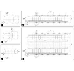 Maillon coudé renforcé 12A-1H pour moissonneuse CLAAS  adaptable