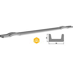 Kratzbodenleiste KRONE 3321811 Nachbau  