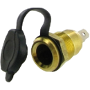 Fiche bipolaire femelle métal adaptable