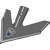Schnell-Wechsel-Schar - 280mm - Bourgault - Nachbau