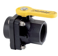 Vanne polypropylène 2 voies 2" femelle - BANJO