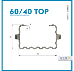 Voestalpine LEOVA® TOP 60/40, galvanisé en continu Z350
