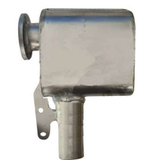 Pot d'échappement pour tracteur CASE IH 84358641 adaptable