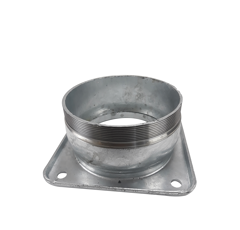 Bride carrée galva 150 x 150 mâle