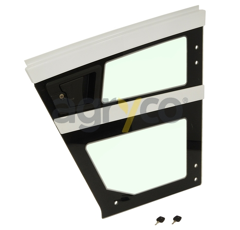 Vitre de porte avec serrure pour téléscopique MERLO 99348 adaptable