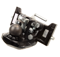 Kugeleinsatz Kugel 80,W= 330 S30, Schwarz, Scharmüller