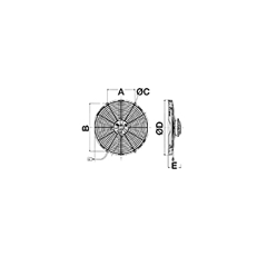 0.900.0035.4 Ventilateur gauche pour machine agricole DEUTZ-FAHR - HÜRLIMANN 090000354 adaptable