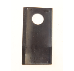 KM-Klinge rechts gekröpft 96x4 mm, 19 Loch KM96GEKR Deutsche EA-Qualität Härte 50+ 