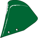 Düngereinlegerstreichblech - links KK076813RM Kverneland by Muzzi Industrie