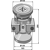 Palier complet pour arbre carré 40 x 40 mm - 280 mm adaptable