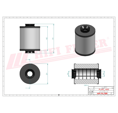 Filtre d'aération adaptable HIFI FILTER SAO8666
