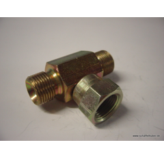 Einstellbare Zoll-T-Verschraubung ZEVT12  R 1/2"