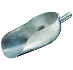 Alu-Kornschaufel 2000g -Rundstiel-