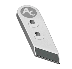 Pointe droite pour charrue GRÉGOIRE & BESSON 010784 adaptable carbure