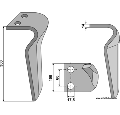 Kreiseleggenzinken - links RH117DERL RH  Rau