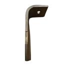 Dent de herse rotative Gauche 3 plaquettes carbure avec rechargement ALPEGO MKOA00469 adaptable