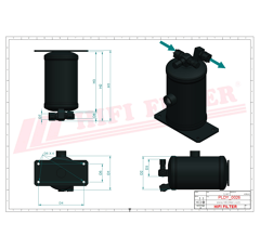 Deshydrateur Climatisation adaptable HIFI FILTER DYH50002