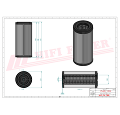 Filtre à air primaire adaptable HIFI FILTER SA16927