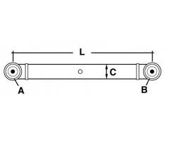 Bras de levage pour tracteur MASSEY FERGUSON 1869289M91 adaptable