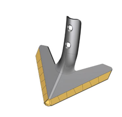 Gänsefußschar, Hartmetall beschichtet 936742HLF Köckerling by Frank