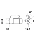 Anlasser IS 1081 / 24V 5,50KW Z10 Mahle-Iskra-Letrika 10 Zähne