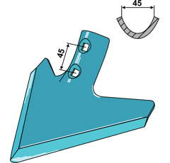 Grubberschar K30 - 8 mm 260 mm 101542 Doublet-Record, Kongkilde Nachbau
