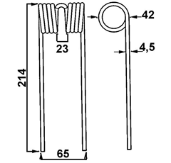 Dents pick-up john deere gw199 adaptable e41833