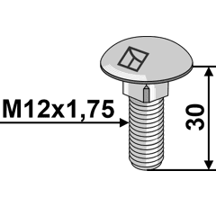 Schraube M12x1,75 - Mehrere Marken