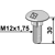 Schraube M12x1,75 - Mehrere Marken