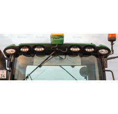 Phare de travail Ovale 4 LED 10-60V 44W 7000 lumens 