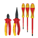 Jeu de 5 pinces ergotorques et tournevis isolés | KS TOOLS