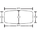 Vitre latérale droite pour chargeur télescopique MERLO 045167 adaptable