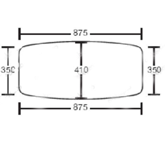 Vitre latérale droite pour chargeur télescopique MERLO 045167 adaptable