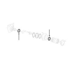 Kugellager für Traktor LANDINI - MASSEY FERGUSON AL81844 Nachbau