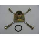 Gerader-Schraubflansch    AG 24x1.5Lochkreis 35 mm, max. Betriebsdruck 315 barO-Ring 20x2.5  GF35CES16S