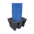 Bac de rétention rectangle 225L caillebotis plastique PEHD | GENERIQUE