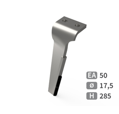 Diente de grada izqdo. de carburo 2 placas VOGEL & NOOT EO10144 adaptable