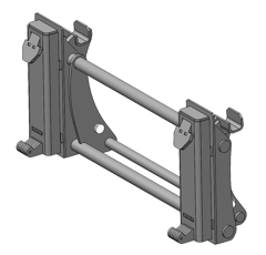 Interface d'accroche pour chargeur frontaux TENIAS S3000/MX adaptable