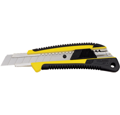 Cutter mit rutschfestem Griff 18mm mit automatischer Verriegelung