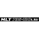 Etiquette pour téléscopique MANITOU 254434 adaptable